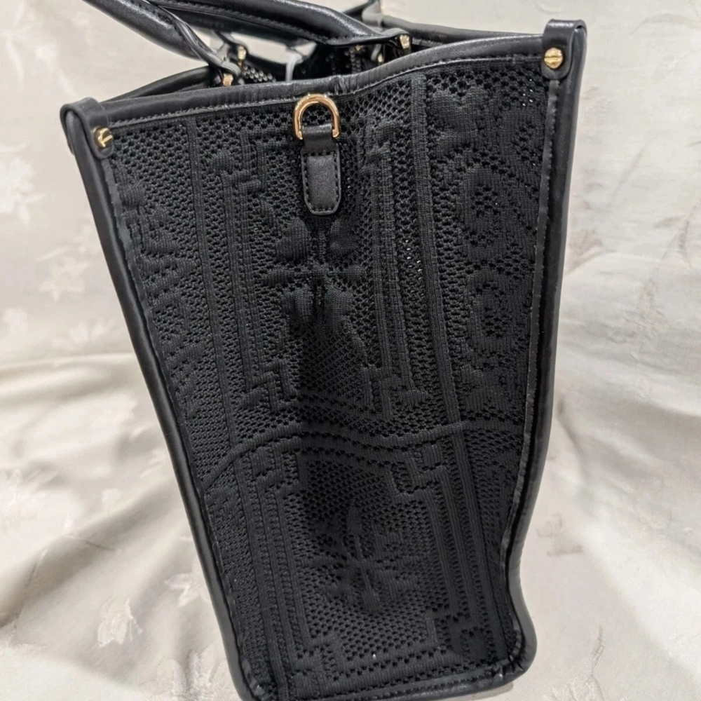 Viola Castellani Black Lace Tote Bag - Picture 7 of 11
